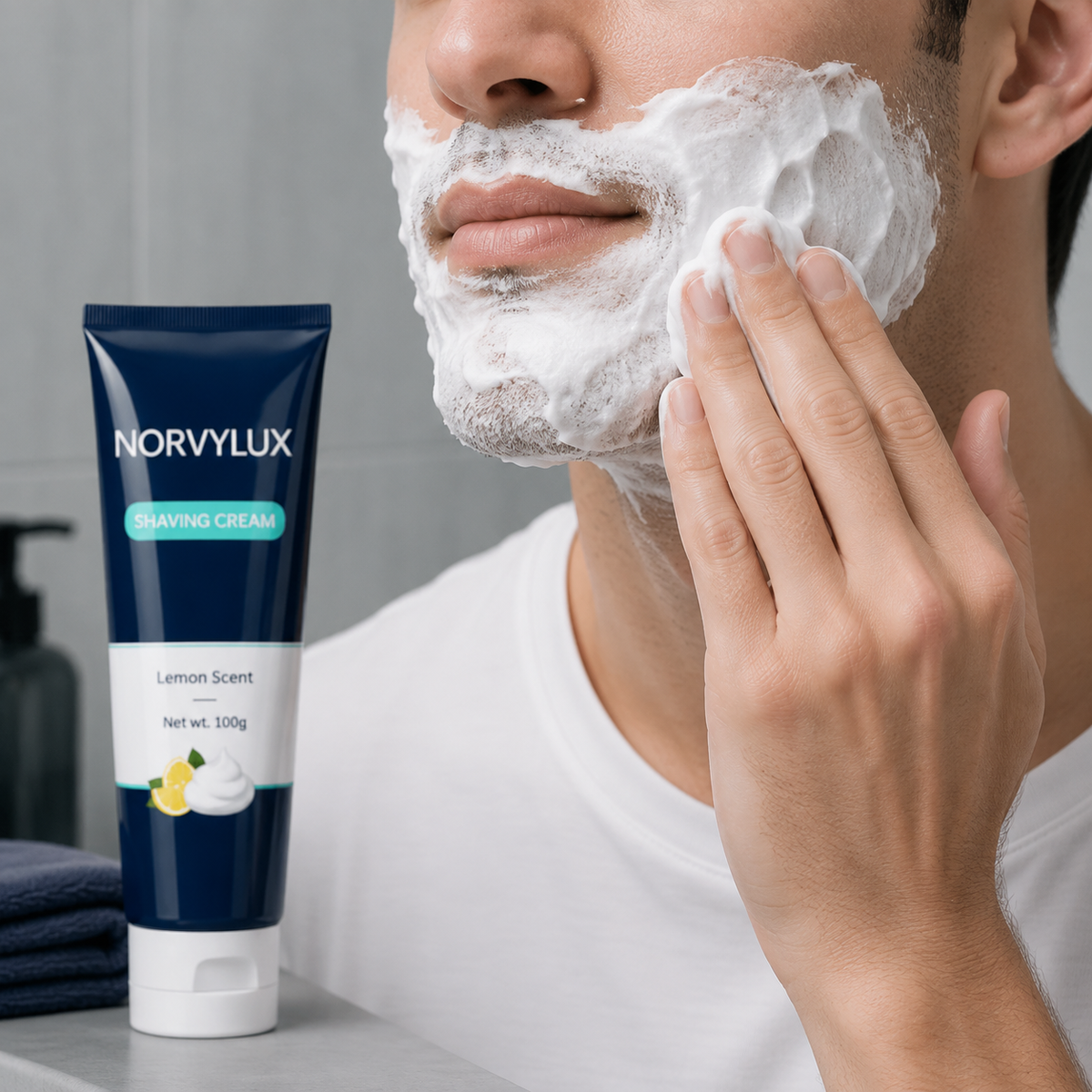 Lemon Scent Gentle Shaving Cream