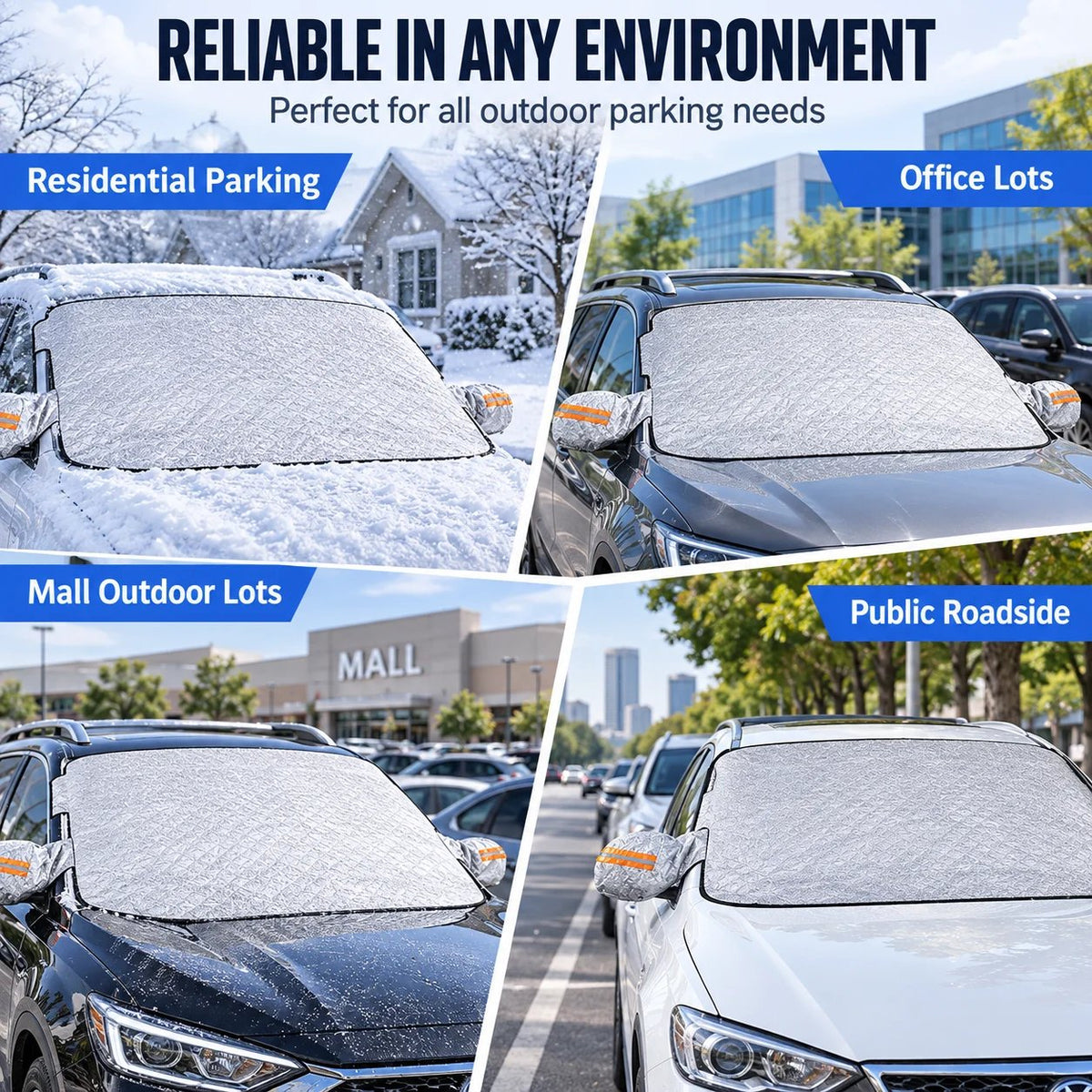 Windshield Snow Cover – All-Season Car Shield