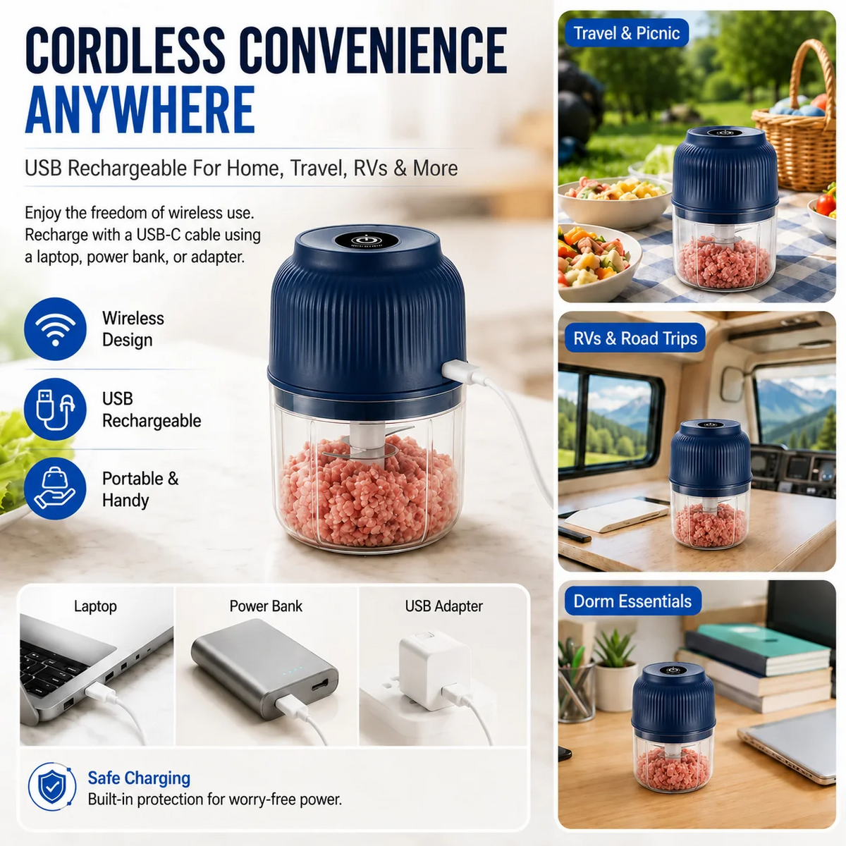 Mini Electric Food Chopper