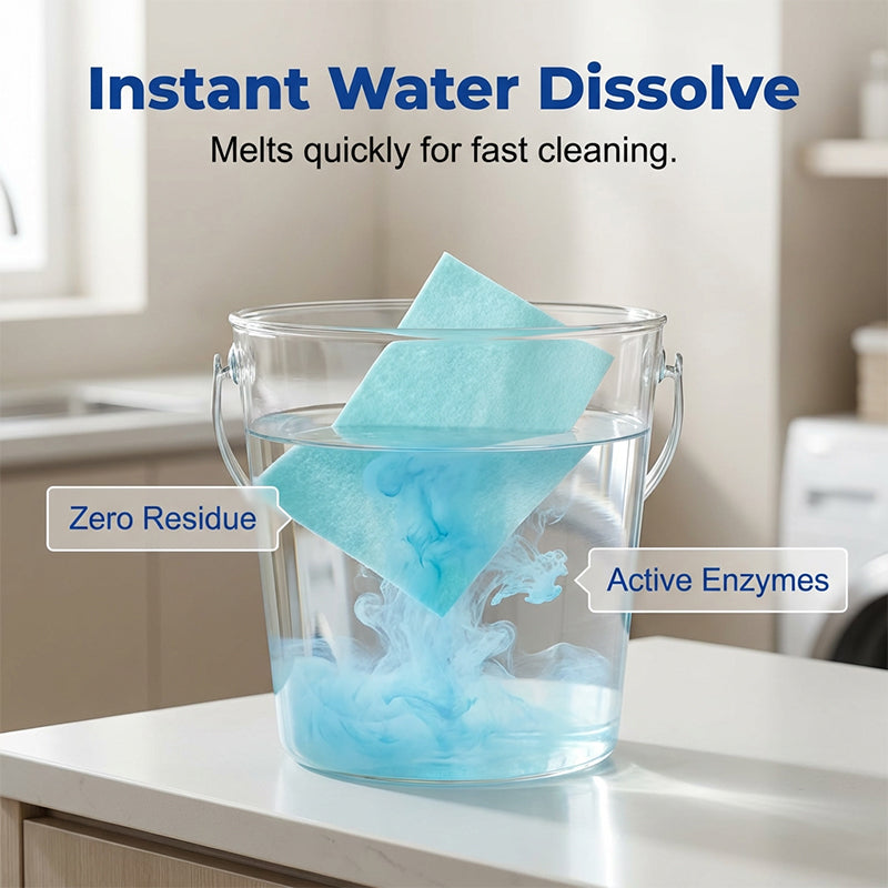 Premium Water-Soluble Floor Cleaning Strips – Fresh, Streak-Free Cleaning