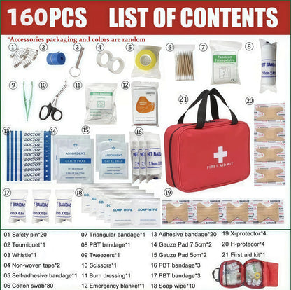 330-Piece Waterproof First Aid Kit for Emergencies 🩹🚑