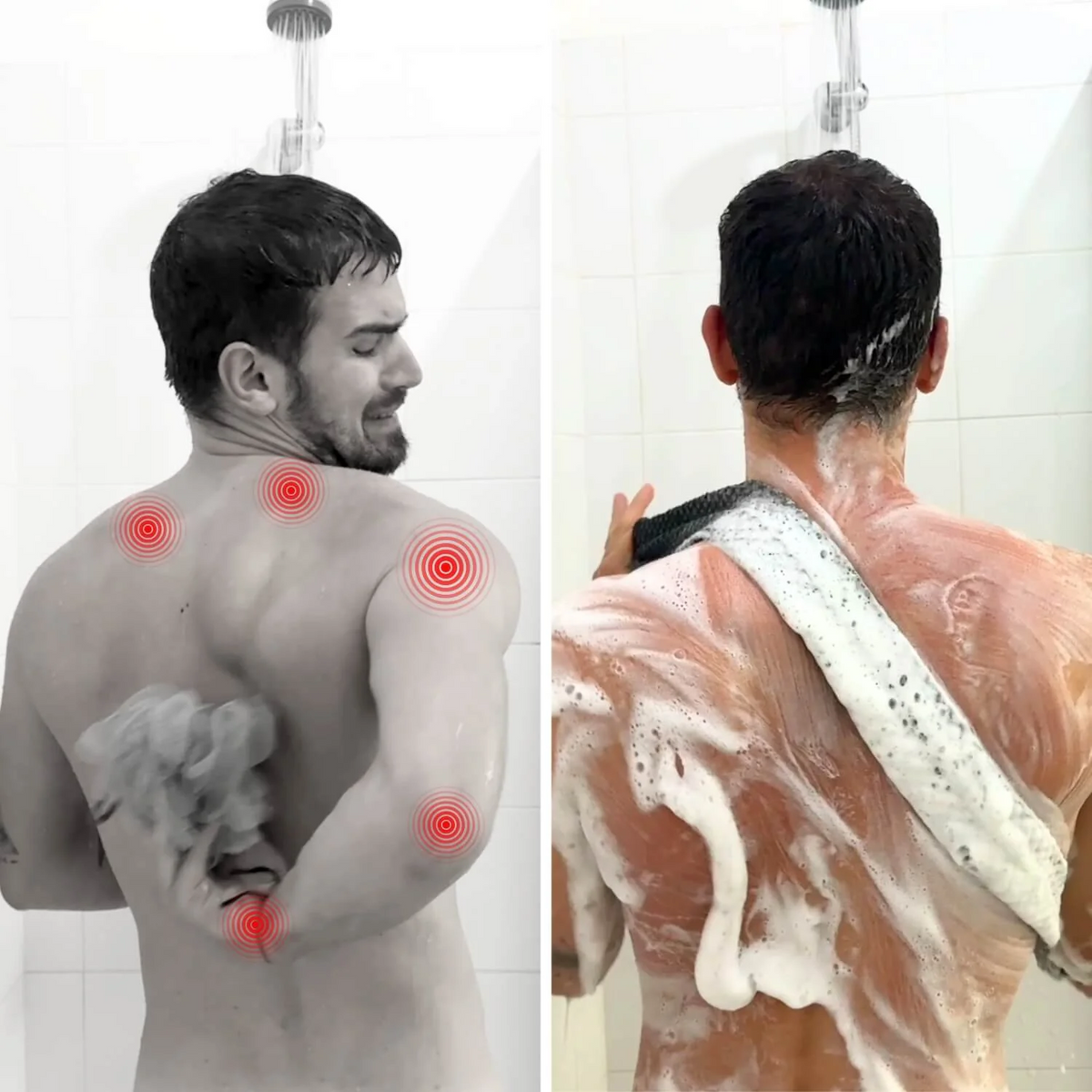 🚿 Advanced Dual-Texture Exfoliating Shower Towel for Deep Cleansing, Gentle Exfoliation & Spa-Level Skin Renewal at Home🧼🧼