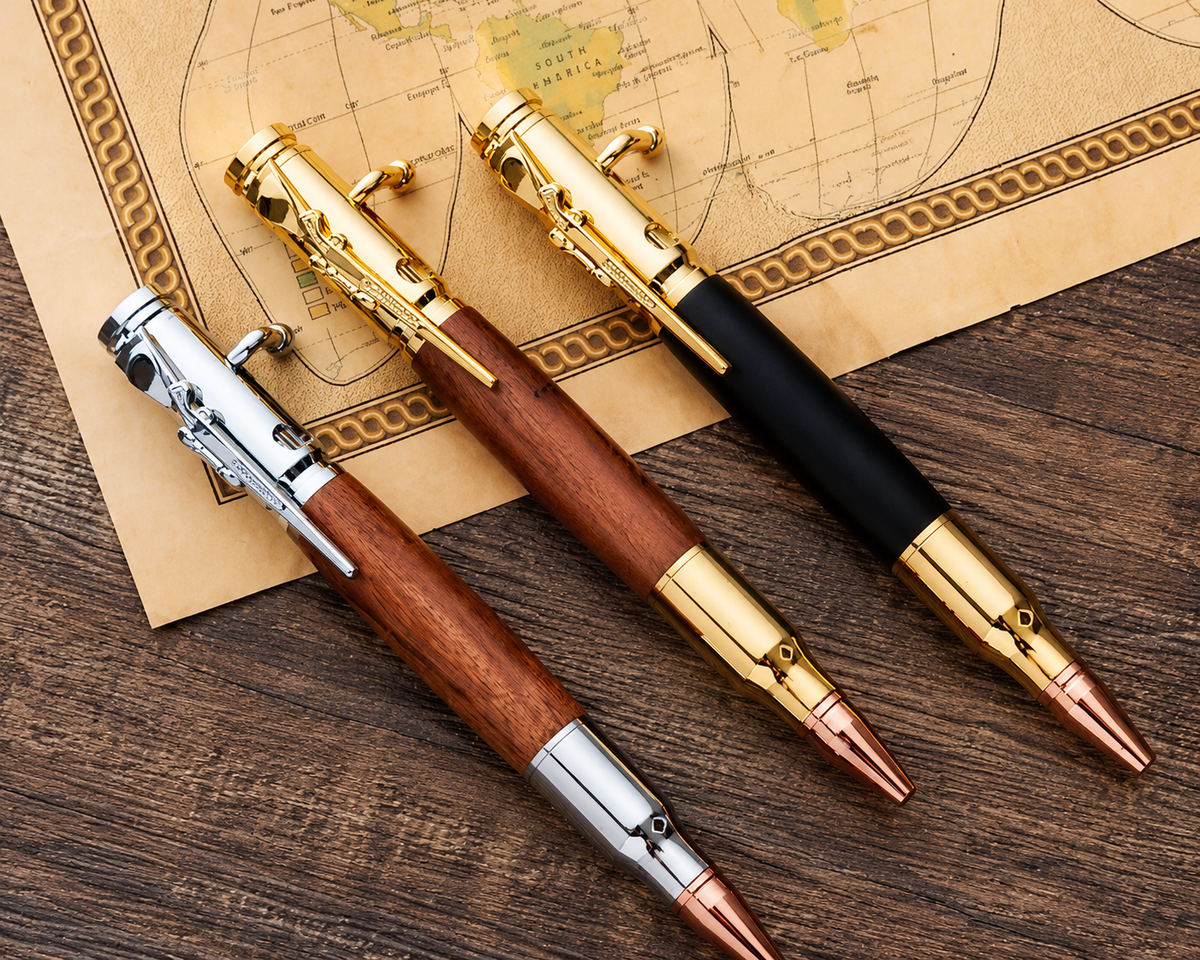 🖊Handmade Bolt-Action Wooden Pen