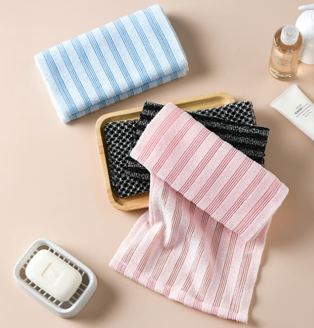 🚿 Advanced Dual-Texture Exfoliating Shower Towel for Deep Cleansing, Gentle Exfoliation & Spa-Level Skin Renewal at Home🧼🧼
