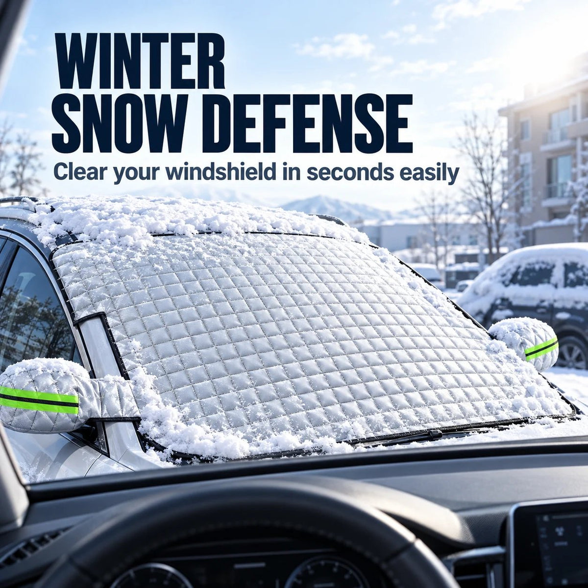 Windshield Snow Cover – All-Season Car Shield