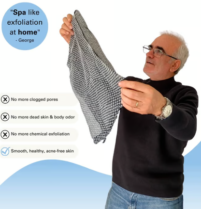 🚿 Advanced Dual-Texture Exfoliating Shower Towel for Deep Cleansing, Gentle Exfoliation & Spa-Level Skin Renewal at Home🧼🧼