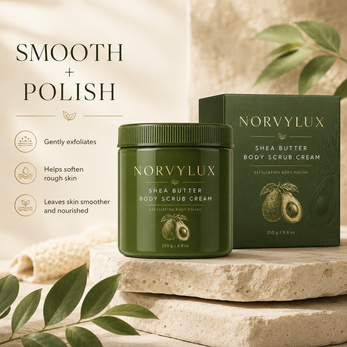 Shea Butter Smoothing Body Scrub