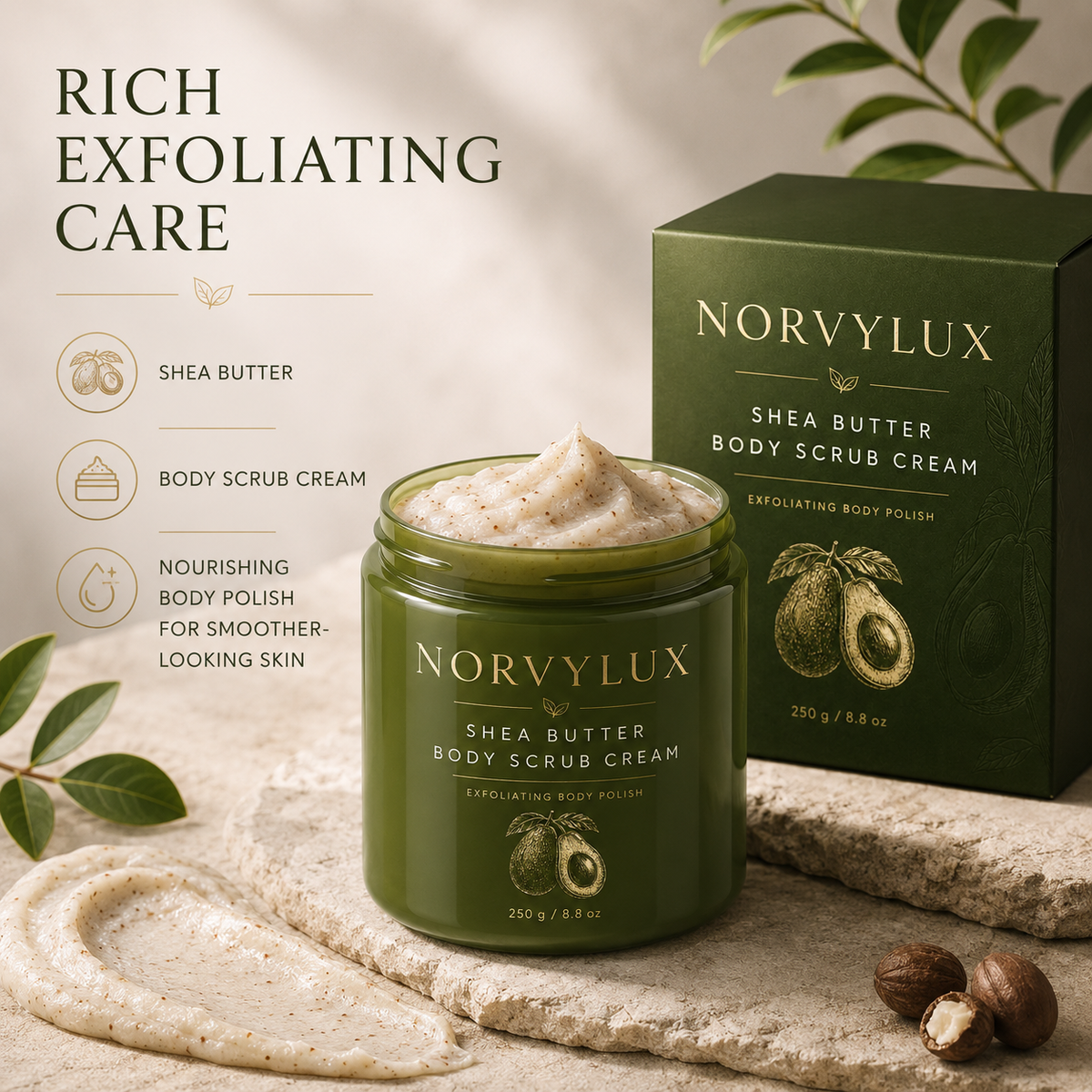 Shea Butter Smoothing Body Scrub