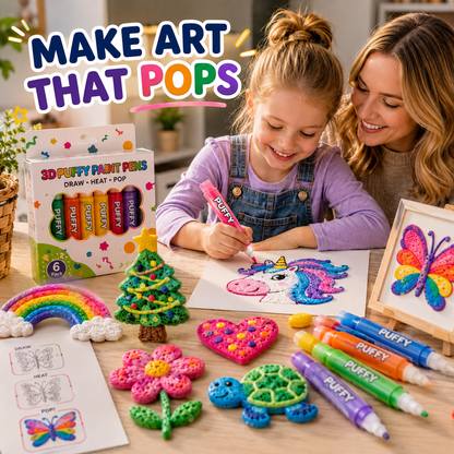 🔥Last Day Buy 1 Get 1🔥3D Printing Bubble Pen – Turn Flat Drawings Into Touchable 3D Art🪄🪄