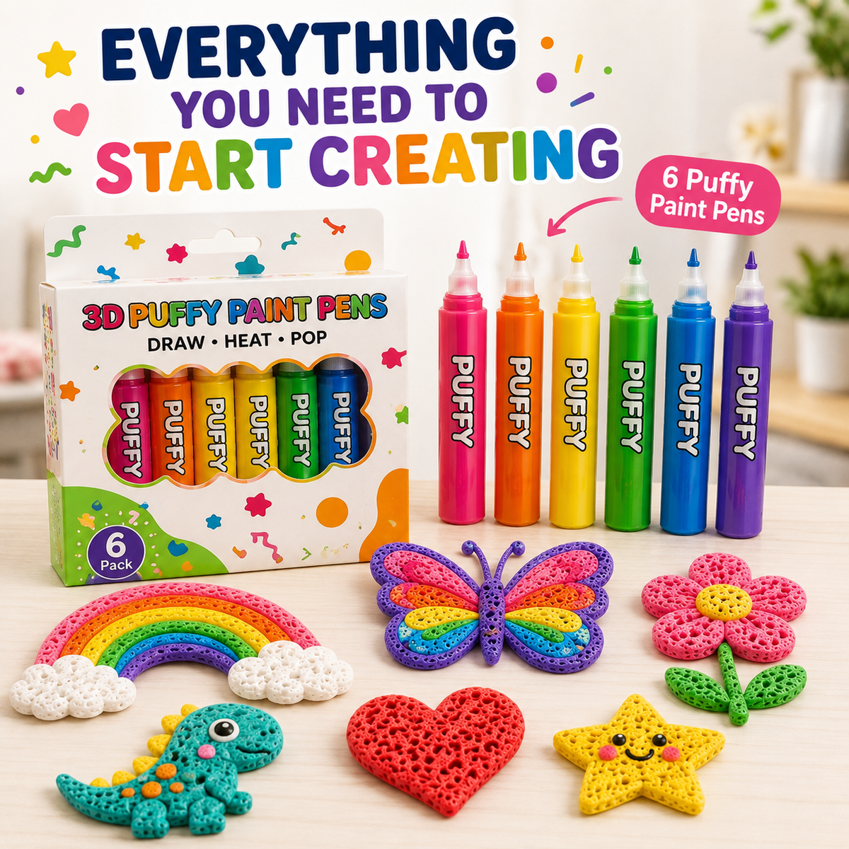 🔥Last Day Buy 1 Get 1🔥3D Printing Bubble Pen – Turn Flat Drawings Into Touchable 3D Art🪄🪄