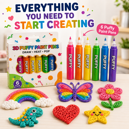 🔥Last Day Buy 1 Get 1🔥3D Printing Bubble Pen – Turn Flat Drawings Into Touchable 3D Art🪄🪄