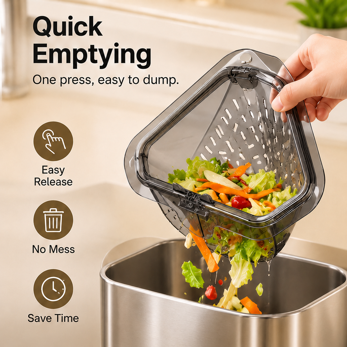 ✨ FLASH SALE | Space-Saving Magnetic Corner Sink Filter & Waste Catcher