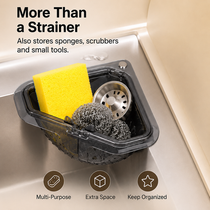 ✨ FLASH SALE | Space-Saving Magnetic Corner Sink Filter & Waste Catcher