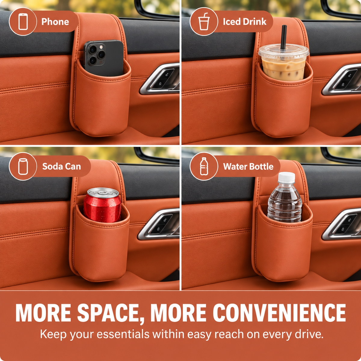 Car Door Organizer Pocket