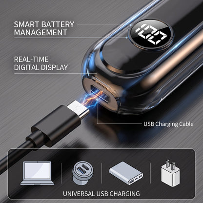 👃Smart Electric Nose Hair Trimmer | Painless Trimming & Waterproof Design | Ideal Personal Care Gift✨