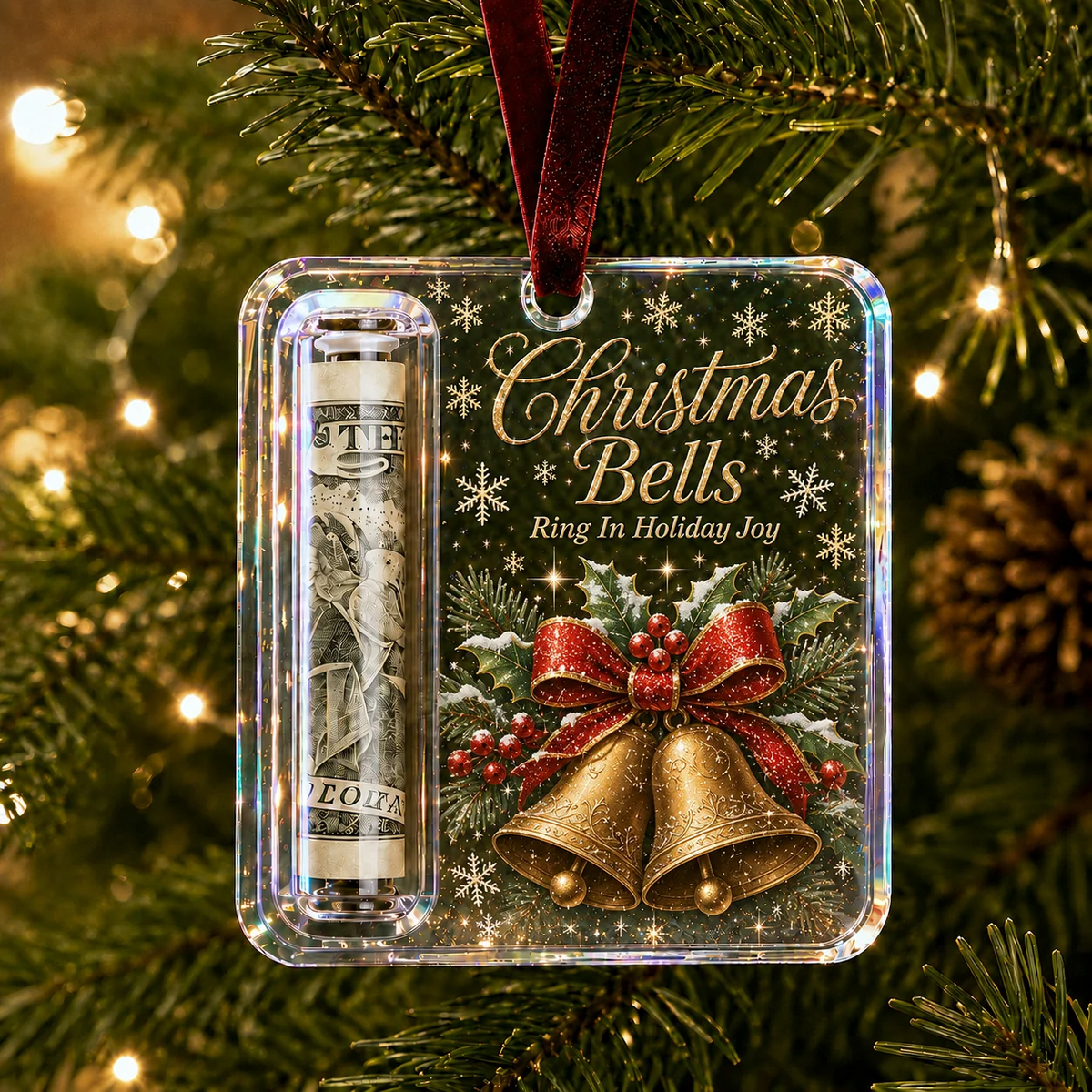 Christmas Cash Gift Ornament