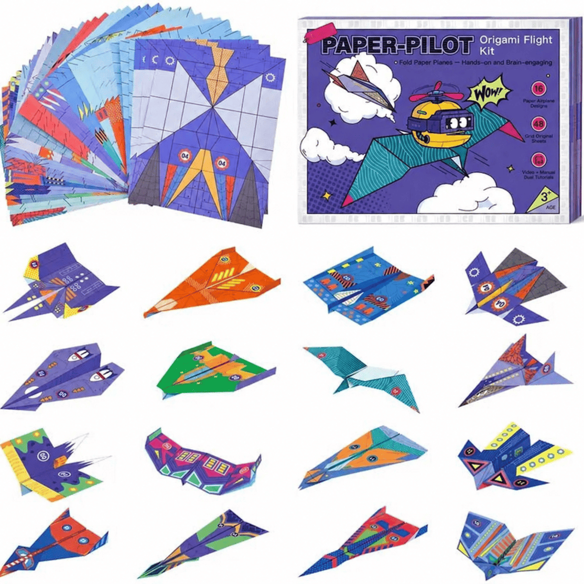 Creative DIY Paper Airplane Kit For Kids