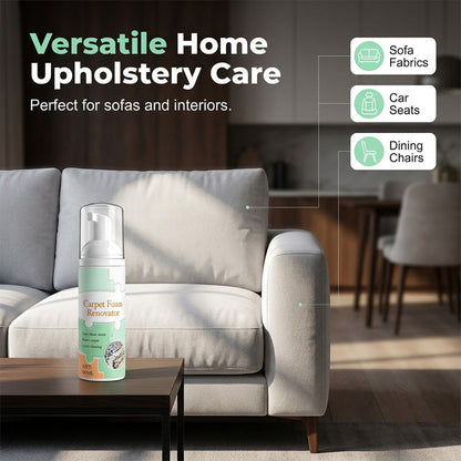 Magic Carpet Foam Renovator: Instant Waterless Stain Eraser (With Towel)
